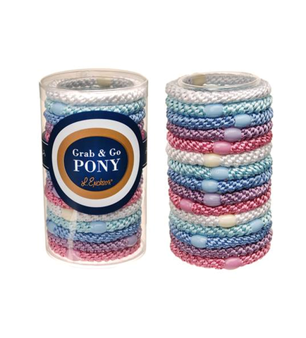 L. Erickson Grab & Go Pony Tube - Pastel