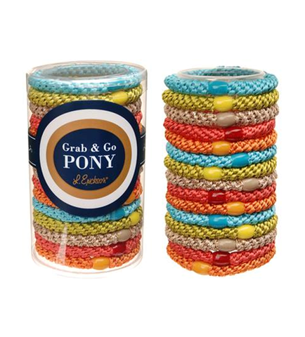 L. Erickson Grab & Go Pony Tube - Beach