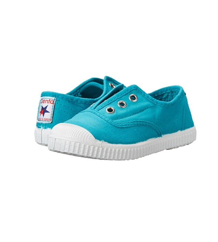 Cienta 70997 Turquoise Canvas Laceless Sneaker STYLEIN NEW YORK