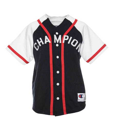 Champion Braided Baseball Jersey - White