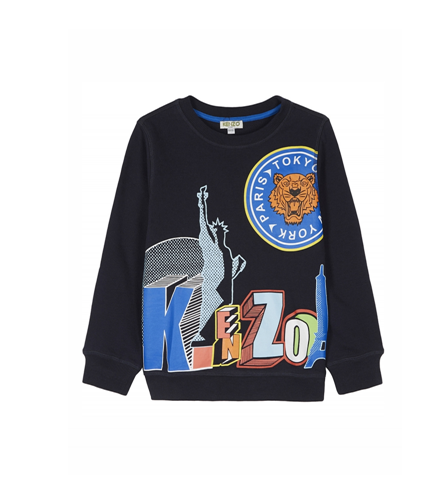 KENZO KIDS KJ15558 Navy Blue Bryan Sweatshirt – STYLEIN NEW YORK