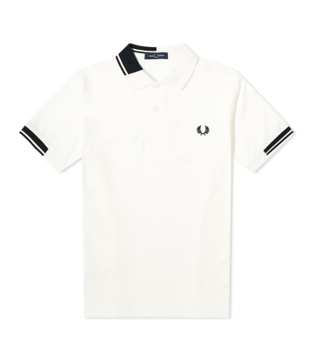 Fred perry white polo shirt shop
